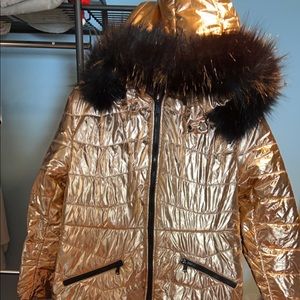Gold Snow Suit